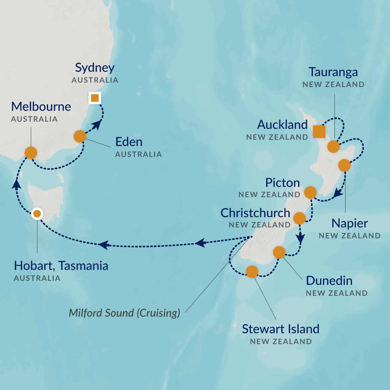 cruise map